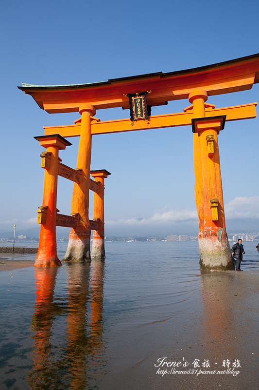 【廣島－景點】日本三景之一/世界文化遺產/建於海上的神社/潮起潮落的海上大鳥居．嚴島神社