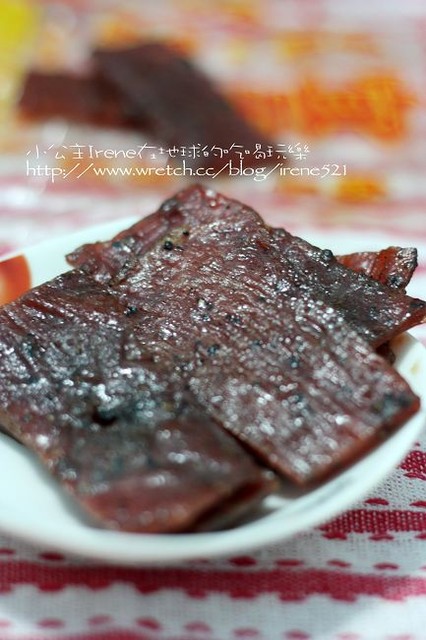 【台北中山區】宜而香肉脯店‧海鮮肉鬆+黑胡椒肉乾