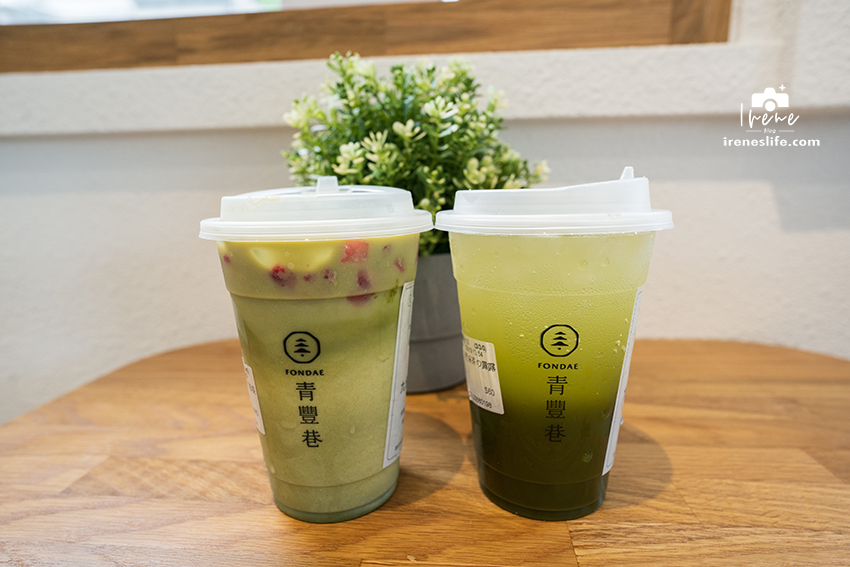 台大公館特色茶飲，有內用座位，期間限定極濃靜岡抹茶季，來片極濃抹茶厚片吧．青豐巷