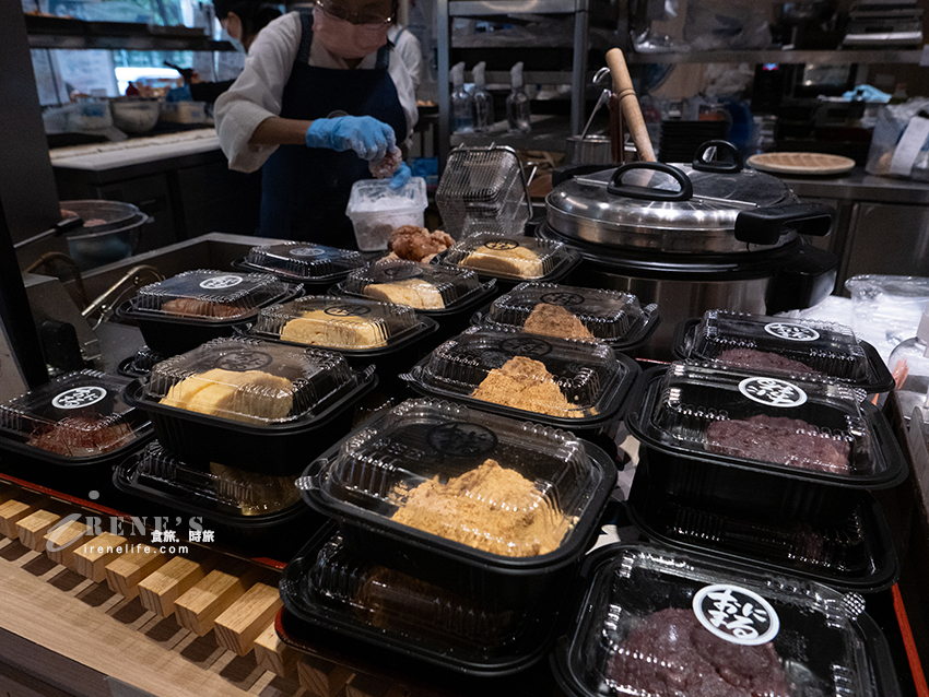 日本京都來台的人氣飯糰！包裝精緻口味多，有內用座位，唯一缺點就是份量精緻