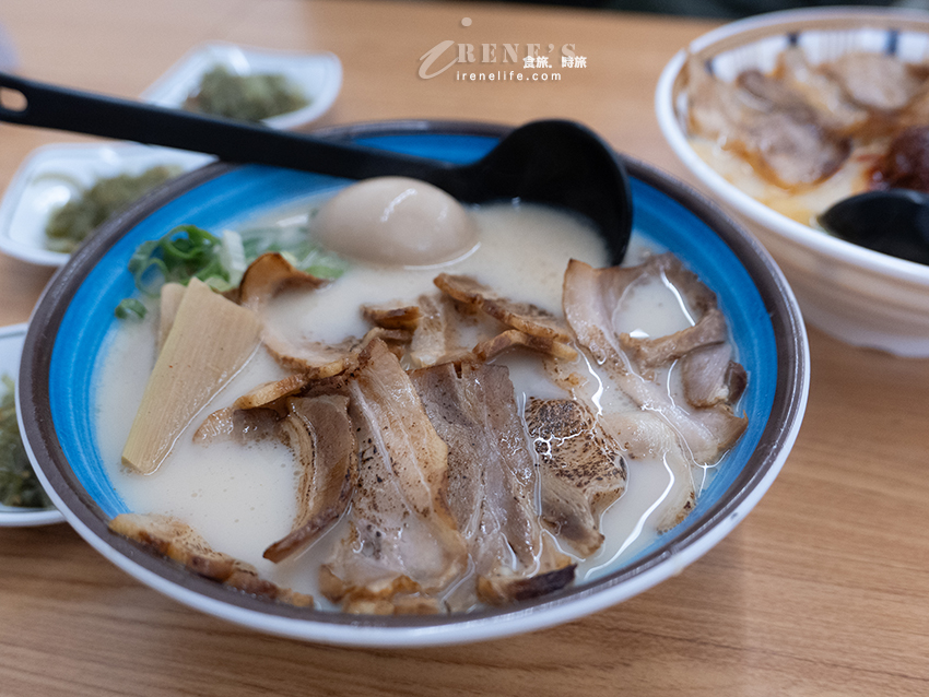 無限續麵的拉麵最便宜只要155元，甜品30元吃到飽，新開幕還送一碟小菜