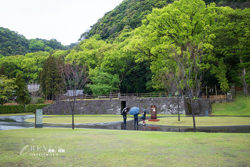鹿兒島著名景點之一，日劇篤姬拍攝地，代表性日本借景庭園，眺望櫻島火山