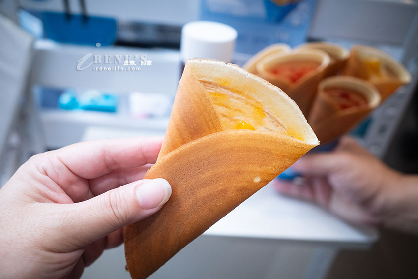 好拍又好吃的基隆甜點！縮小版的可麗餅，宛如一束花，綜合煎餅一次可選三種口味