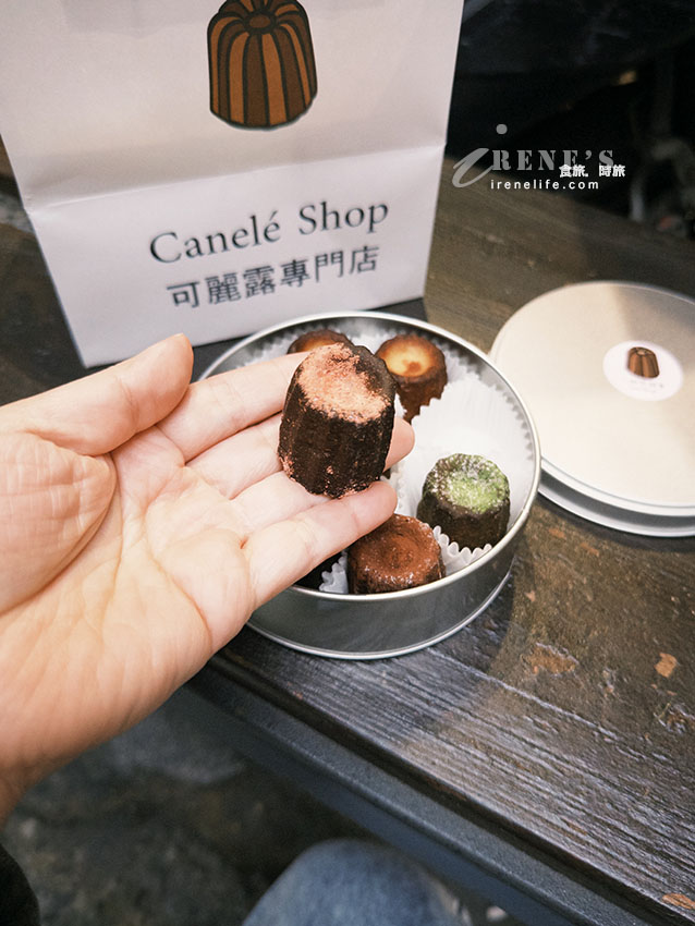 隱身在皮件工作室內的可麗露專賣店，小巧尺寸超可愛，媲美沖繩可麗露