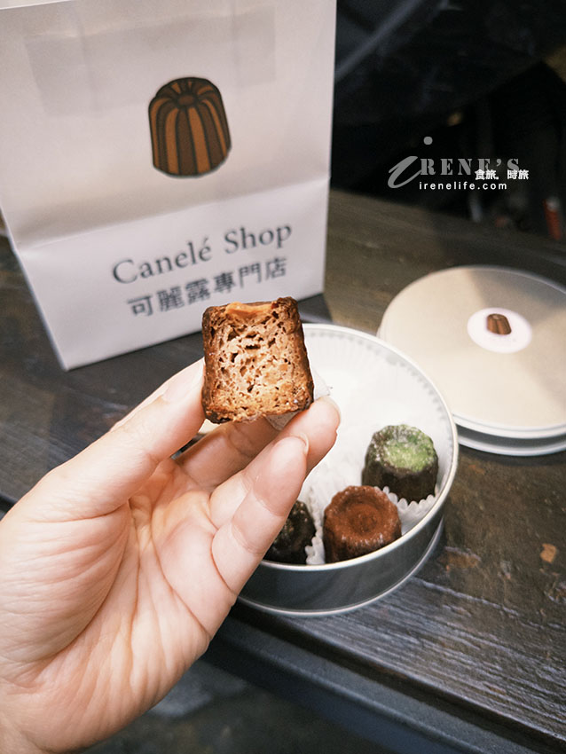 隱身在皮件工作室內的可麗露專賣店，小巧尺寸超可愛，媲美沖繩可麗露