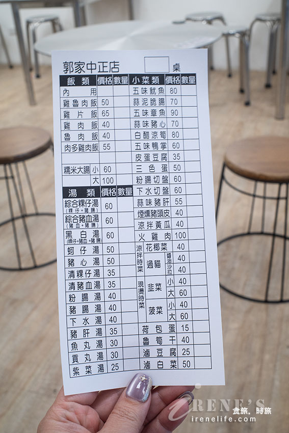 嘉義文化路夜市裡總是人滿為患的郭家雞肉飯，中正路也有分店更舒適人又少