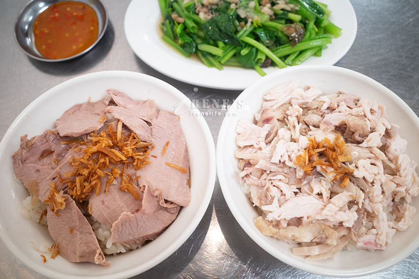 嘉義文化路夜市裡總是人滿為患的郭家雞肉飯，中正路也有分店更舒適人又少