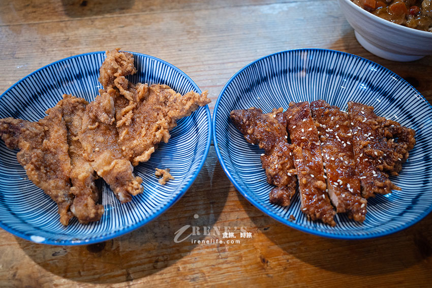寧夏夜市小餐館，炒飯口味很特別，醬烤排骨香甜口味重