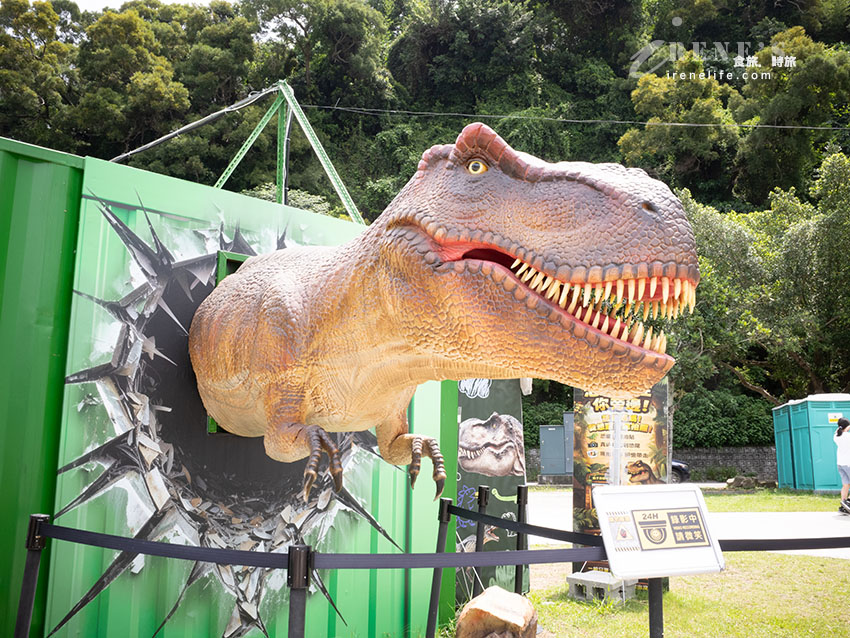 台北戶外大型恐龍樂園！ 會動會叫超擬真恐龍宛如置身侏儸紀公園
