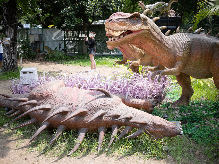 台北戶外大型恐龍樂園！ 會動會叫超擬真恐龍宛如置身侏儸紀公園