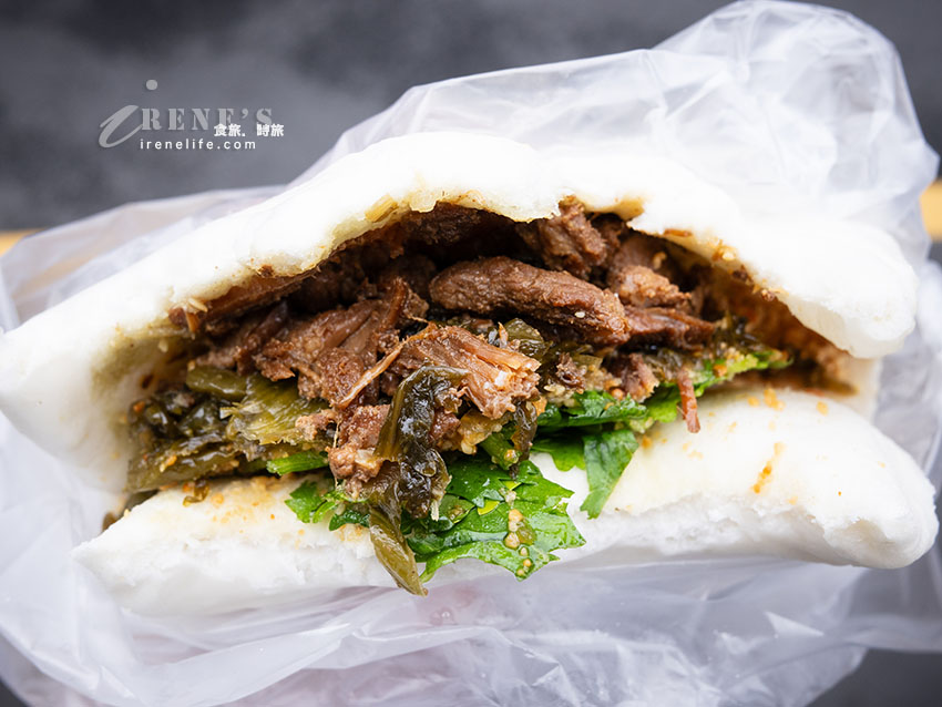 公館美食小吃，米其林必比登推薦的割包，大排長龍是常態