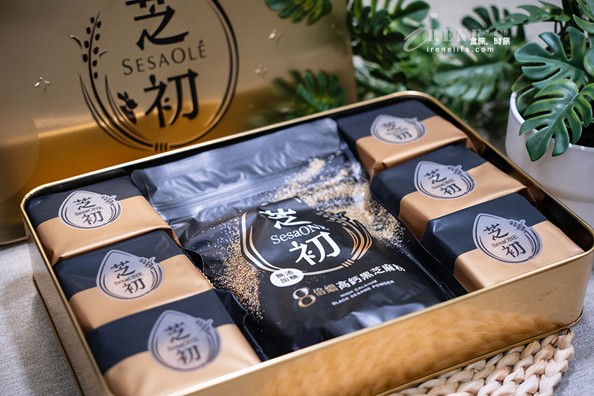 受保護的內容: 芝初黑芝麻蛋黃酥中秋禮盒預購開跑啦！金色鐵盒貴氣十足，健康又美味的月餅 @Irene's 食旅．時旅