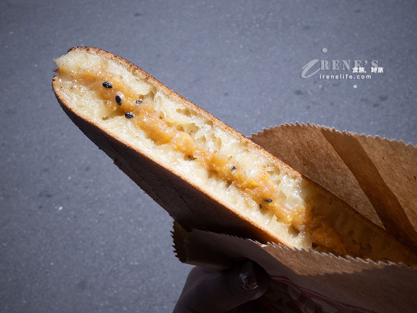 淡水老街美食推薦｜李師傅功夫麥餅：必吃古早味石頭餅、創新鹹蛋黃花生口味開箱