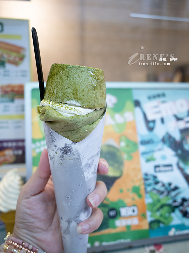 士林夜市排隊甜點：奇跡Kiseki日式可麗餅專門店，整顆布丁放上去的浮誇可麗餅