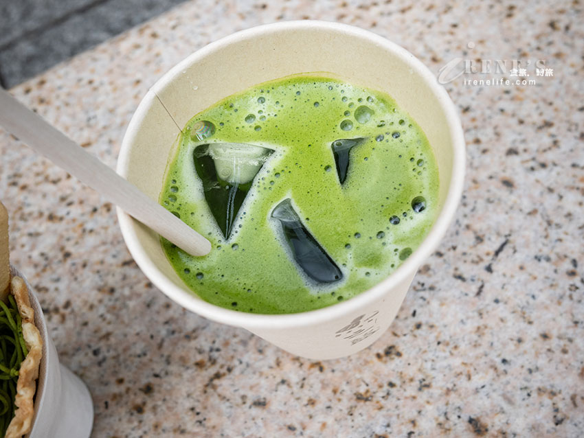 【淡水美食】之藍じらん抹茶販売店：滬尾漁港日式小茶屋！抹茶蒙布朗霜淇淋「山嵐」評測